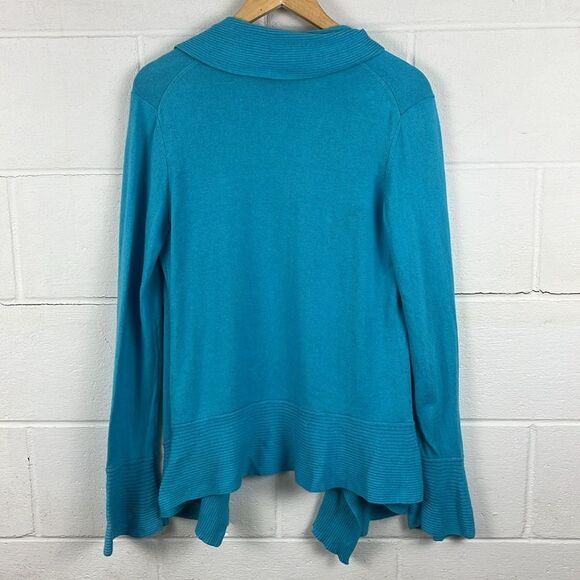 Lily Pulitzer women’s ruffle open front lightweight cashmere blend cardigan - Picture 7 of 7